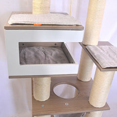 MPETS Catelite Grace Scratching Post Cat House and Tree MPets 