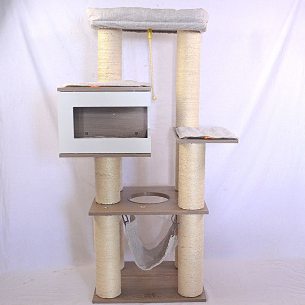 MPETS Catelite Grace Scratching Post Cat House and Tree MPets 