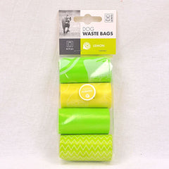 MPETS Dog Waste Bags Lemon 4x15pcs Dog Sanitation MPets 