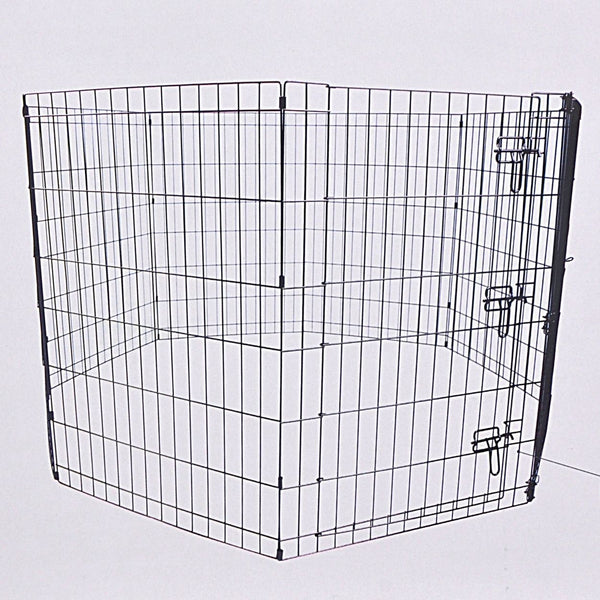 MPETS Foldable Puppy Pen With Door Cage MPets 