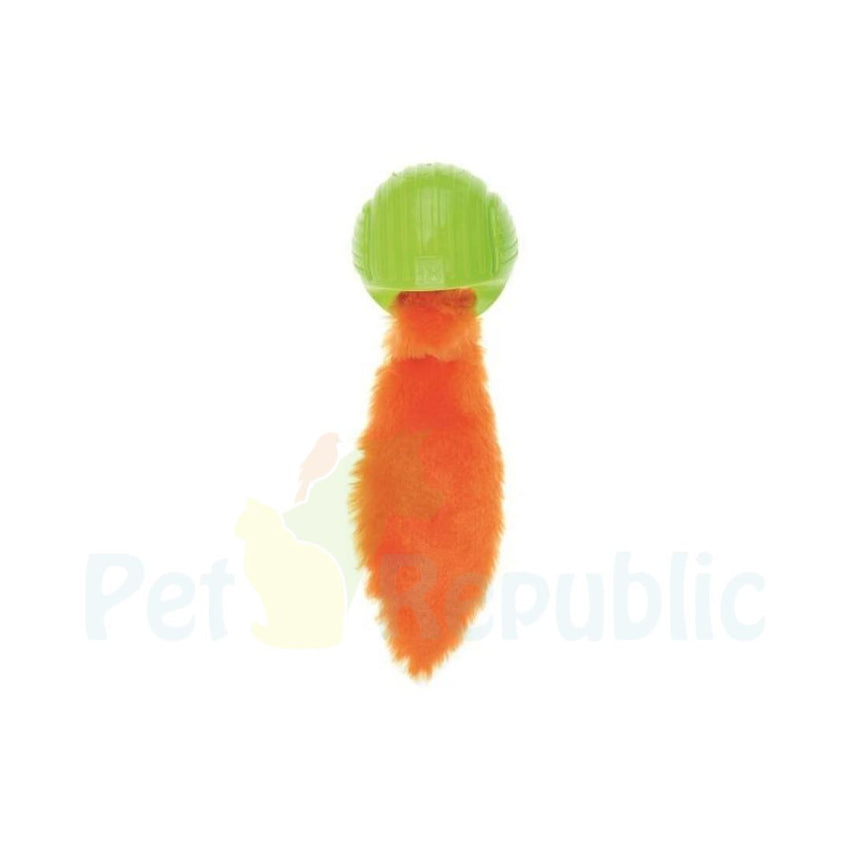 MPETS Foxball Dog Toy (Green-Orange) - Pet Republic Jakarta