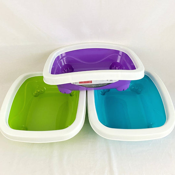 MPETS Memphis Cat Litter Tray With Rim S Cat Sanitation MPets 