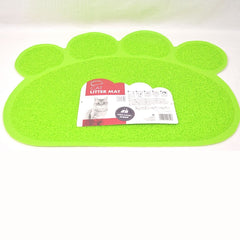 MPETS Paw Cat Litter Mat Light Green Pet Bed MPets 