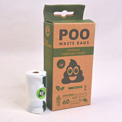 MPETS Poo Dog Waste Bag 60pcs Mint Scent Dog Sanitation MPets 