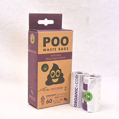 MPETS Poo Dog Waste Bags 60pcs Lavender Dog Sanitation MPets 