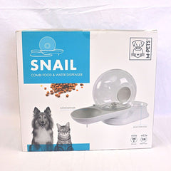 MPETS Snail Combi Food And Water Dispenser 2800ml 24g Food Dispenser MPets 