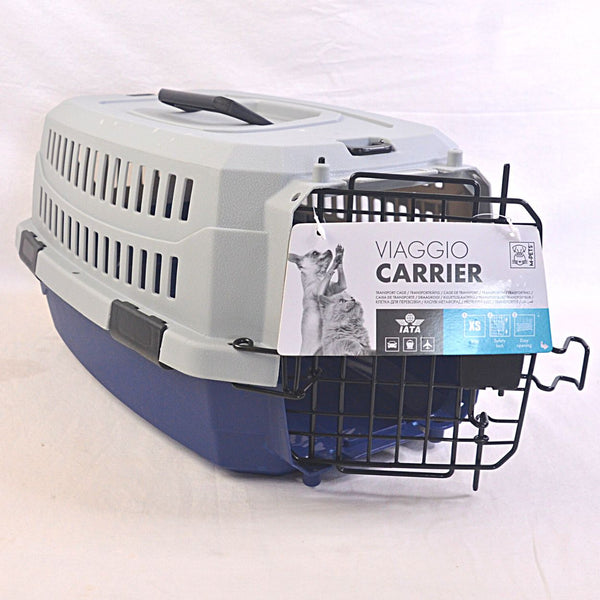 MPETS Viaggio Carrier Xsmall Travel Cage MPets Blue Grey 