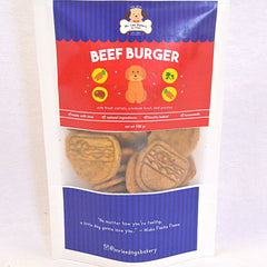 MRLEEBAKERY Beef Burger For dog Dog Snack MR Lee Bakery 