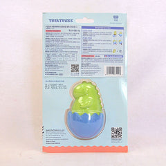 NATURANOURISH Mainan Anjing Treatricks 2 in 1 Dental Treat T.Rex Egg Green 40g Dog Toy Natura Nourish 