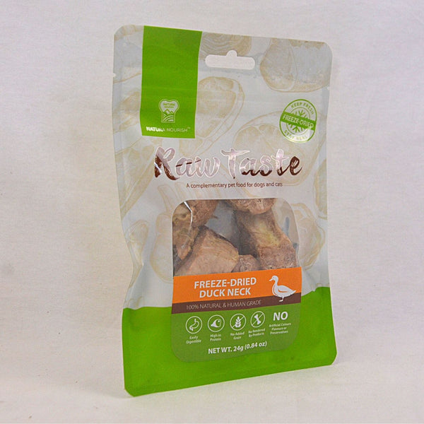 NATURANOURISH Raw Taste Freeze Dried Duck Neck 24gr Hobi & Koleksi > Perawatan Hewan > Makanan & Vitamin Hewan Pet Republic Indonesia 