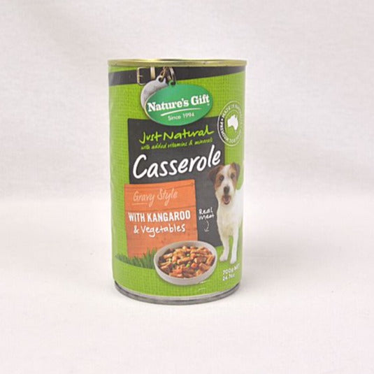 NATUREGIFT Kangaroo And Vegetable Casserole 700g Dog Food Wet Nature's Gift 