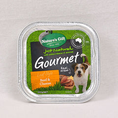 NATURE'S Gift Gourmet Loaf Style Beef and Cheese 100gr Dog Food Wet Nature's Gift 
