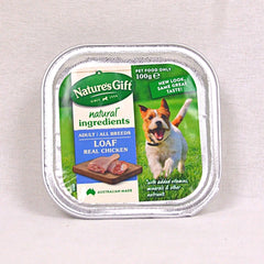 NATURESGIFT Adult Real Chicken Loaf 100g Dog Food Wet Nature's Gift 