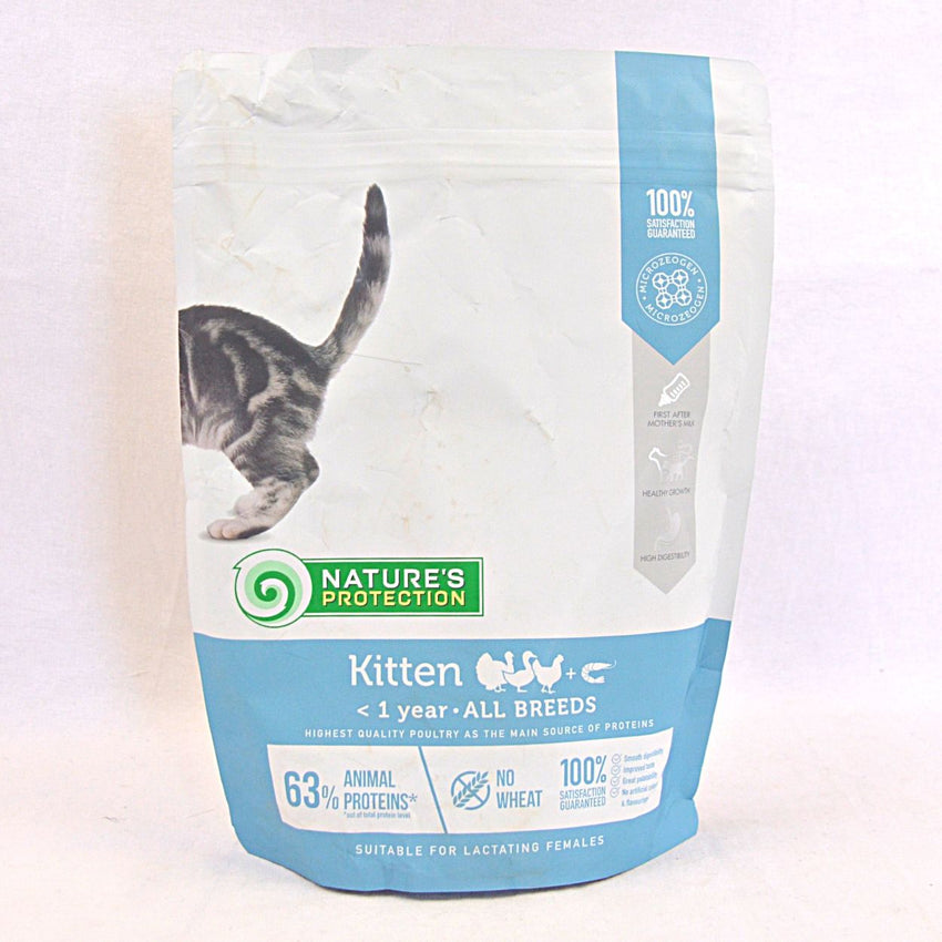 NATURESPROTECTION Poultry with Krill Kitten Food Cat Dry Food Natures Protection 400gr 