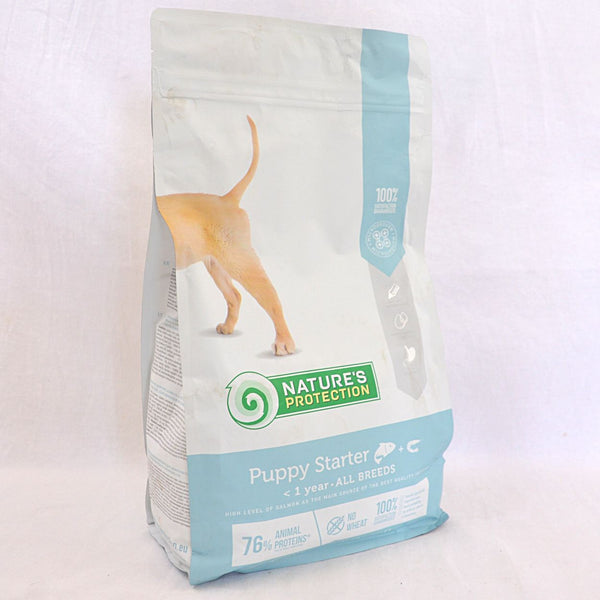 NATURESPROTECTION Puppy Starter Salmon with Krill All Breed Dog Food Dry Natures Protection 2kg 