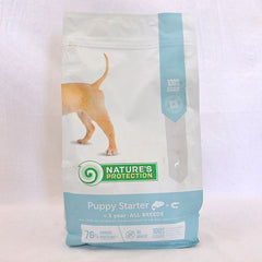 NATURESPROTECTION Puppy Starter Salmon with Krill All Breed Dog Food Dry Natures Protection 