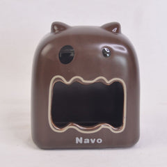 NAVO NV0323 Ceramic Hamster House Bom-Bom Small Animal Habitat Navo Brown 