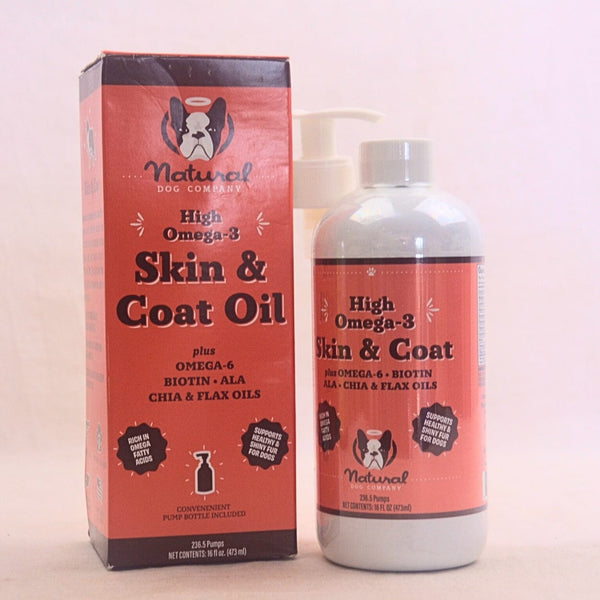 NDC Vitamin Anjing Skin and Coat Oil 473ml Pet Vitamin and Supplement NDC 