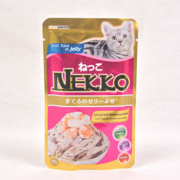 NEKKO Pet Food Tuna Whole Loin In Jelly 70g Cat Food Wet Nekko Shrimp and Scallop 