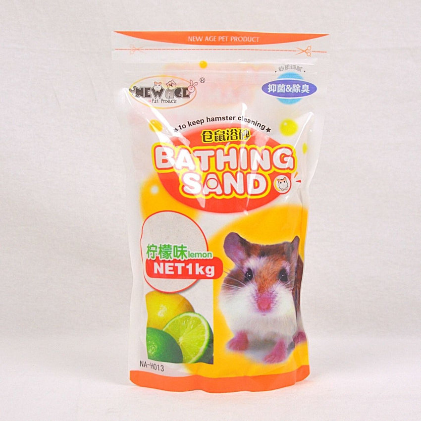 NEWAGE Hamster Bathing Sand lemon 1KG Small Animal Sanitasi New Age 