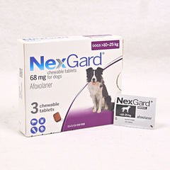NEXGARD Flea and Tick Chewable Tablets 10-25kg 1pcs For Dog Pet Vitamin and Supplement Nexgard 