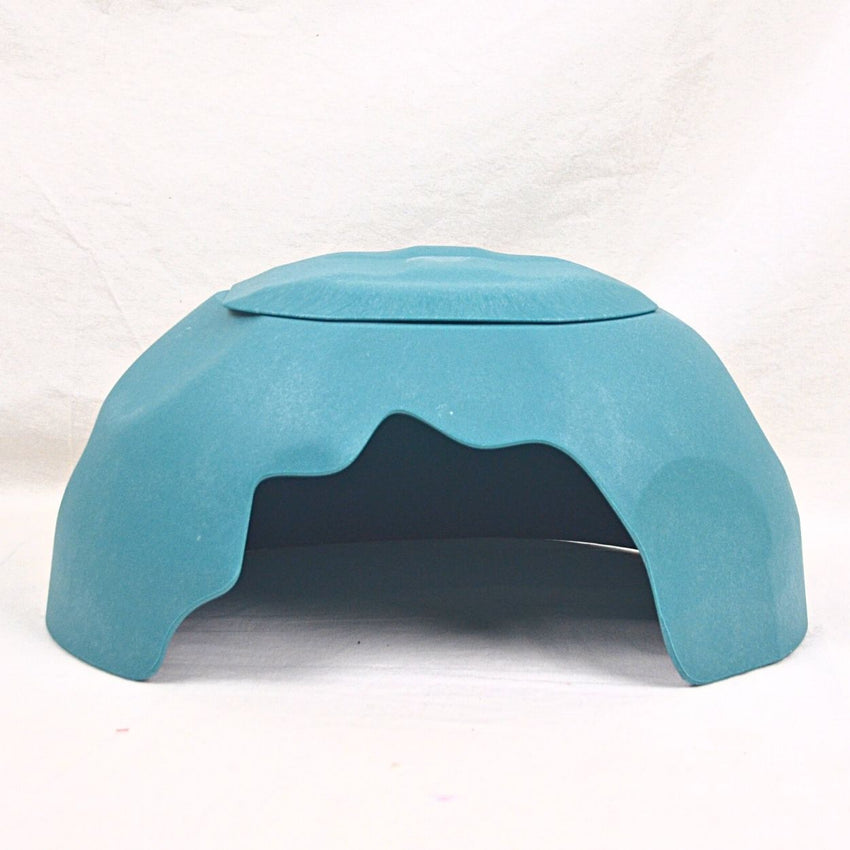 NOMOYPETREPTILE Hiding Cave Blue Reptile Habitat Accesories Nomoy Pet Reptile NA17 