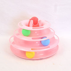 NOONA Tower Cat Circular Toy Cat Toy Noona Pink 