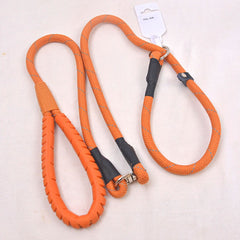 OCT PAL 526 Leash 13mm x 150cm Pet Collar and Leash Octagon Orange 