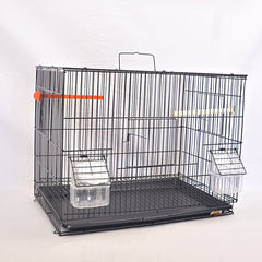 OCTAGON A313 Bird Cage Color 42x28x32.5cm Bird Cage Octagon Black 