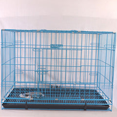OCTAGON K305 Kandang Besi Lipat dengan Roda 91x56x71cm Dog Cage Octagon Blue 
