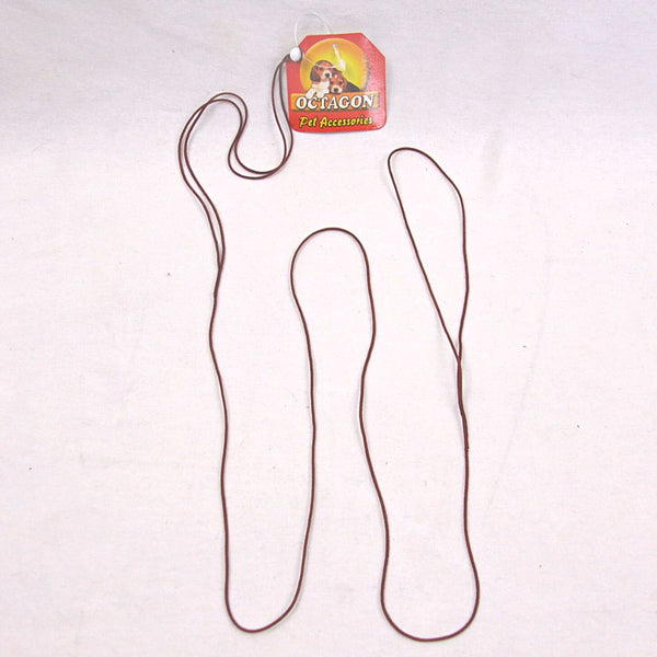 OCTAGON Nylon Show Lead Japan 120cm Pet Collar and Leash Octagon 1mm Brown 