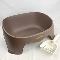 PAKEWAY TomCat Cat Toilet Tray And Cattery Cat Sanitation Tom Cat Brown 