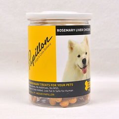 PAPILLON Dog Cookies Rosemary Liver Chicken 150gr Dog Snack Papillon 