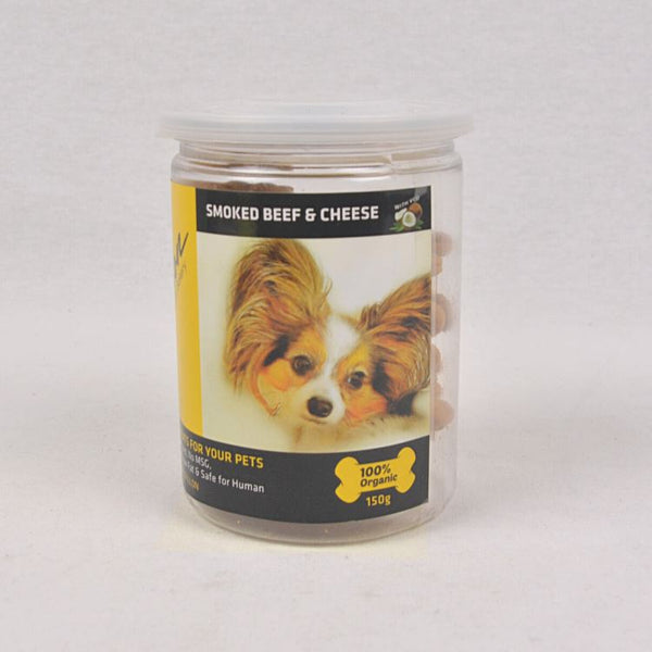 PAPILLON Dog Cookies Smoked Beef and Cheese 150gr Dog Snack Papillon 