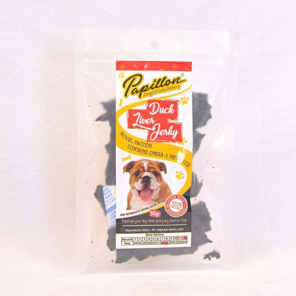 PAPILLON Duck Liver Jerky 50gr Dog Snack Papillon 