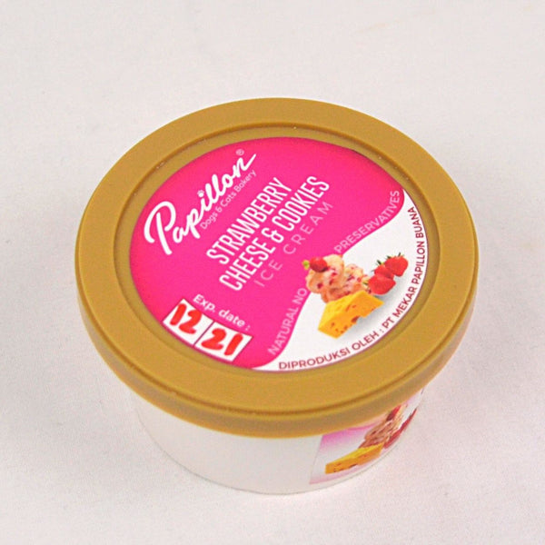 PAPILLON Ice Cream Strawberry Cheese And Cookies Frozen Food Papillon 