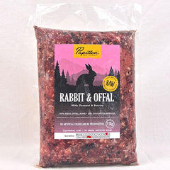 PAPILLON Raw Rabbit and Offal with Coconut and Berries 1kg Frozen Food Papillon 