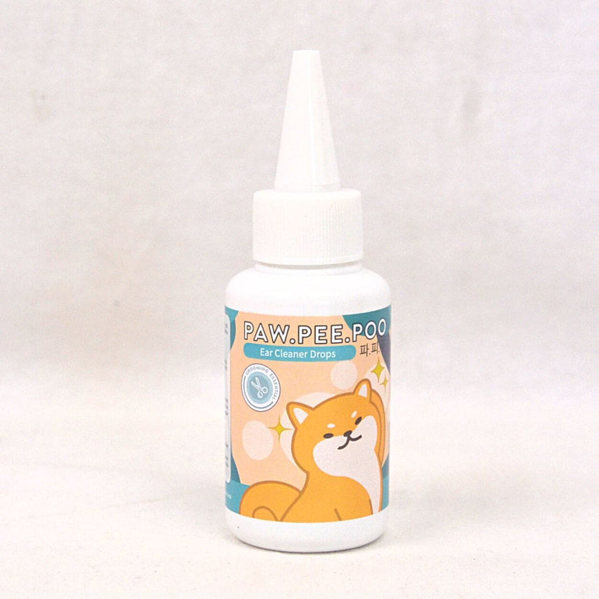 PAWPEEPOO Ear Cleaner Drops 65ml Grooming Medicated Care Paw Pee Poo 