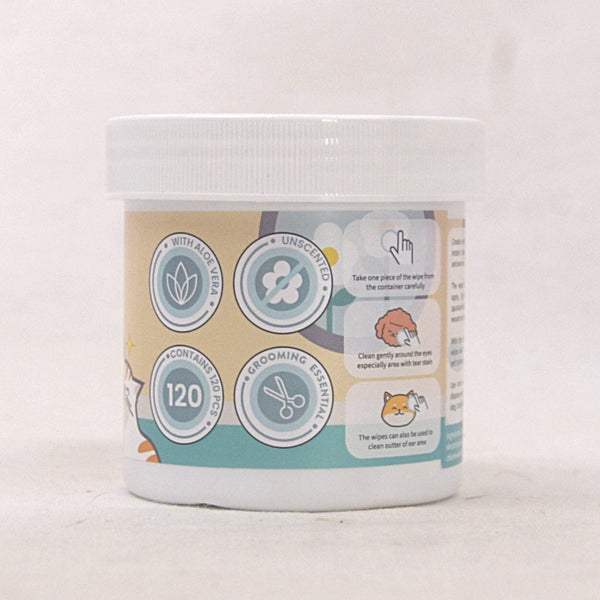 PAWPEEPOO Eye And Ear Wipes 120pcs Grooming Tools Paw Pee Poo 