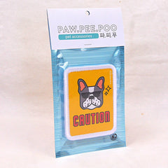 PAWPEEPOO Leash Sticker CAUTION Pet Fashion Paw Pee Poo 