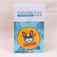PAWPEEPOO Leash Sticker CAUTION Pet Fashion Paw Pee Poo Mpin 