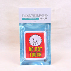 PAWPEEPOO Leash Sticker Do Not Touch Pet Fashion Paw Pee Poo 