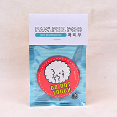 PAWPEEPOO Leash Sticker Do Not Touch Pet Fashion Paw Pee Poo Mpatch 
