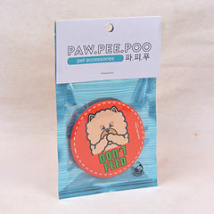 PAWPEEPOO Leash Sticker Dont Feed Pet Fashion Paw Pee Poo 