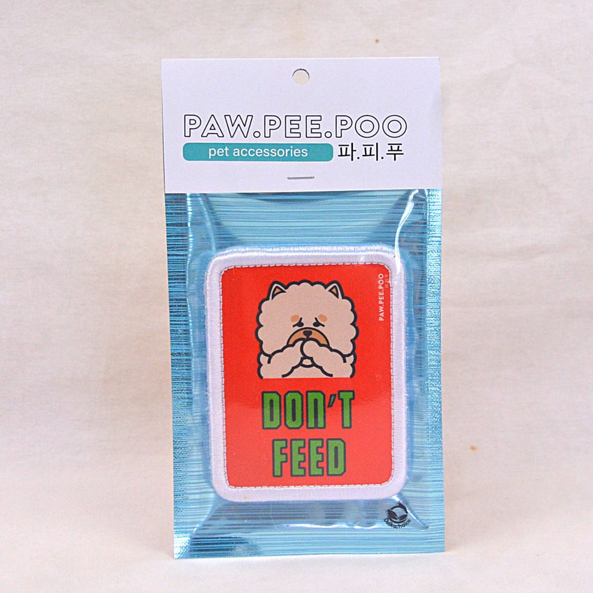 PAWPEEPOO Leash Sticker Dont Feed Pet Fashion Paw Pee Poo Mpatch 