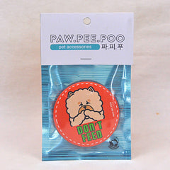 PAWPEEPOO Leash Sticker Dont Feed Pet Fashion Paw Pee Poo Mpin 