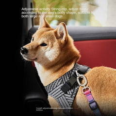 PETKIT Tali Anjing Pengaman Car Seatbelt Pet Collar and Leash Petkit 
