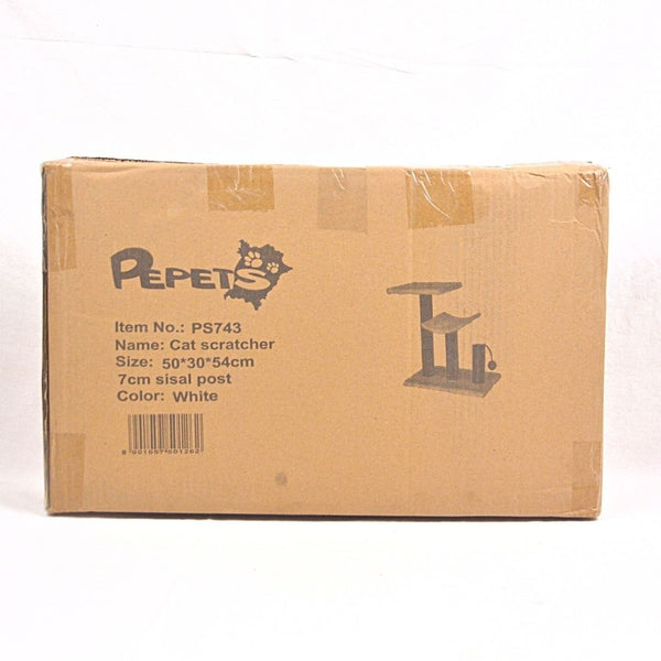 PETSBELLE PS743 Cat Scratcher White Cat Toy Petsbelle 