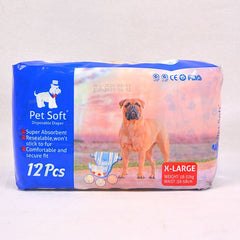 PETSOFT Female Disposable Diapers Dog Sanitation PetSoft XL 