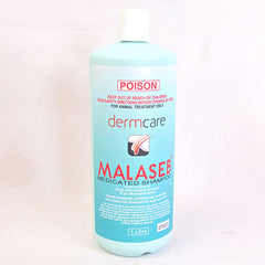 POISON Malaseb Dermcare Medicated Shampoo 1L Grooming Shampoo and Conditioner Poison 
